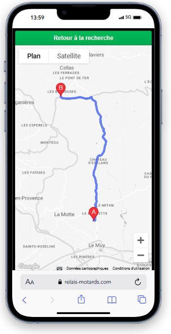 appli Relais Motards